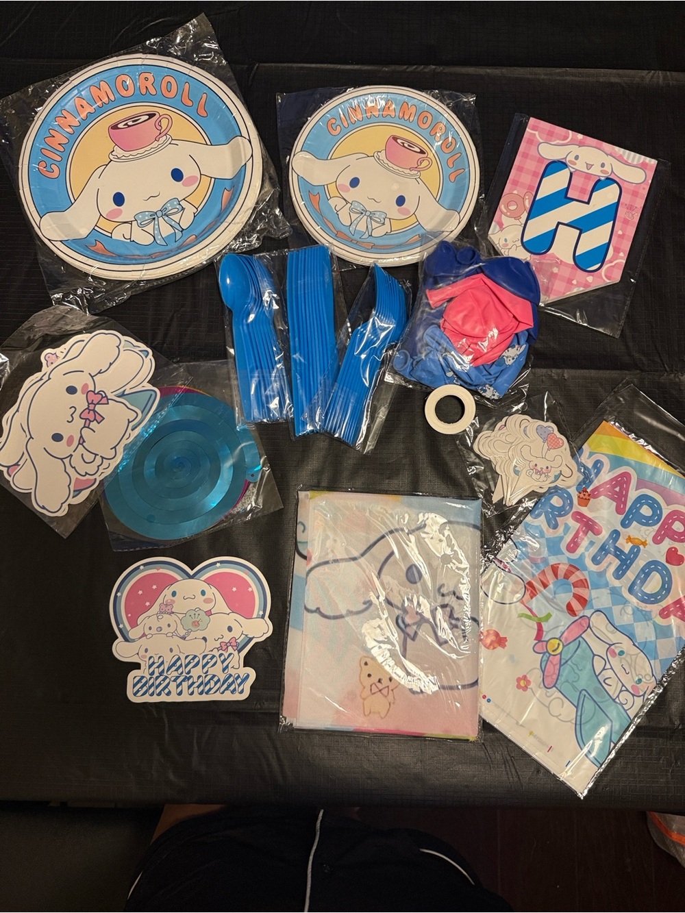 Sanrio Cinnamoroll Colorful Party Decorations Bundle NEW